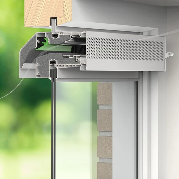Geluidsdempend ventilatierooster